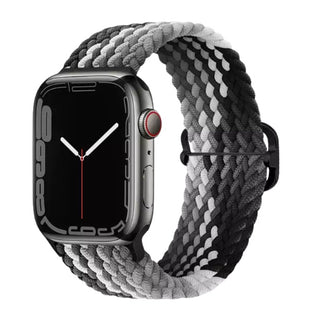 Elastic Braided Apple Watch Band in Blackberry - ALK DESIGNS