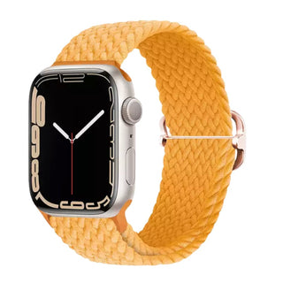 Elastic Braided Apple Watch Band in Lemon - ALK DESIGNS