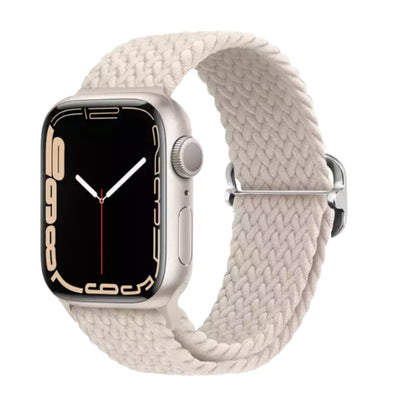 Elastic Braided Apple Watch Band in Starlight - ALK DESIGNS