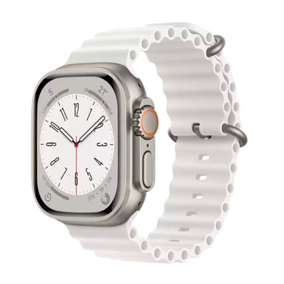Ocean Apple Watch Band in White - ALK DESIGNS
