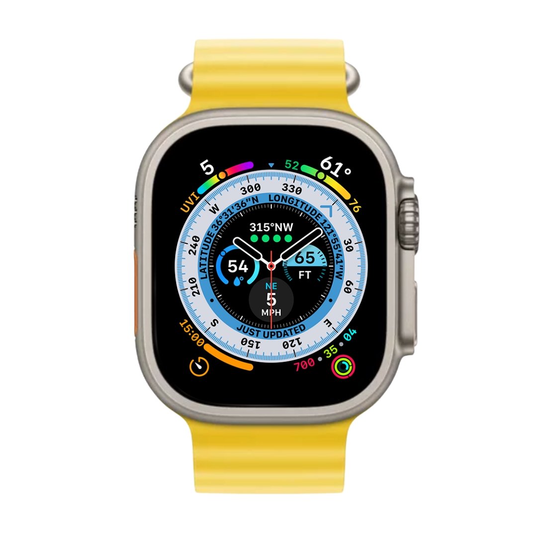 Ocean Apple Watch Band in Yellow - ALK DESIGNS